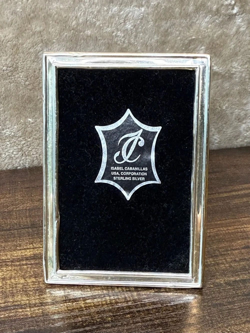 Isabel Cabanillas 925 Sterling Silver Picture Frame 2x3” Spain Hallmarked Luxury